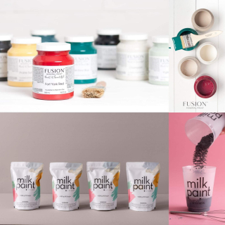 Príďte sa zoznámiť s Fusion mineral paint a milk paint 6.7.2022